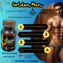 GOLDEN MAN NUTRICION SEXSUAL FORTE - SEXSHOP PLAZA NORTE.